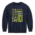 thumbnail image 1 of Jurassic Park - Rex Digital Graphic Long Sleeve Fleece Sweatshirt, 1 of 4