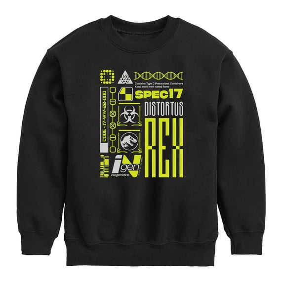 Jurassic Park - Rex Digital Graphic Long Sleeve Fleece Sweatshirt