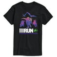 thumbnail image 1 of Jurassic Park - Run Infared Dinos - Men's Short Sleeve Graphic T-Shirt, 1 of 4