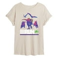 thumbnail image 1 of Jurassic Park - Run Infared Dinos - Women's Oversized Graphic T-Shirt, 1 of 4