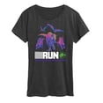 thumbnail image 1 of Jurassic Park - Run Infared Dinos - Women's Short Sleeve Graphic T-Shirt, 1 of 4