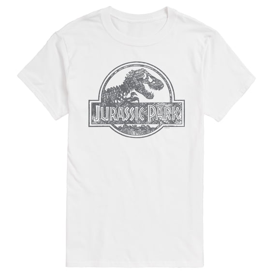 Jurassic Park - Scribble Logo Short Sleeve Graphic T-Shirt
