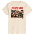 thumbnail image 1 of Jurassic Park - T-Rex Banner Scene Short Sleeve Graphic T-Shirt, 1 of 5