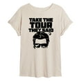 thumbnail image 1 of Jurassic Park - Take The Tour They Said - Women's Oversized Graphic T-Shirt, 1 of 4