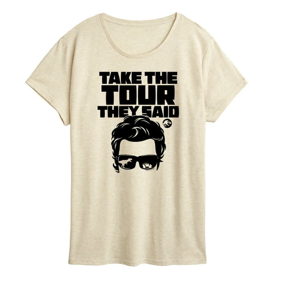 Jurassic Park - Take The Tour They Said - Women's Short Sleeve Graphic T-Shirt