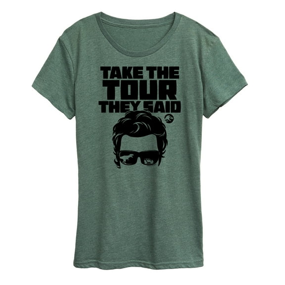 Jurassic Park - Take The Tour They Said - Women's Short Sleeve Graphic T-Shirt