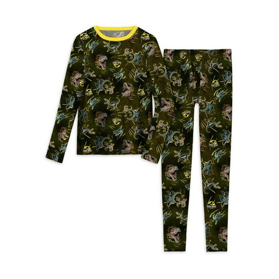 Jurassic Park Thermal Set Boys' Thermal Underwear, Multi-Color