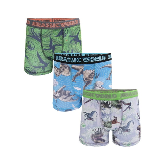 Jurassic Park Toddler Boy Boxer Briefs, 3-Pack, Sizes 2T-4T