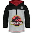 thumbnail image 1 of Jurassic Park Toddler Boys Fleece Half Zip Hoodie Toddler to Big Kid, 1 of 5
