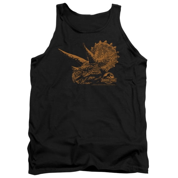 Jurassic Park Tri Mount Adult Tank Top Black