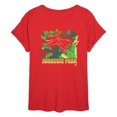 thumbnail image 1 of Jurassic Park - Tropical Terror - Women's Oversized Graphic T-Shirt, 1 of 3