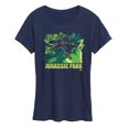 thumbnail image 1 of Jurassic Park - Tropical Terror - Women's Short Sleeve Graphic T-Shirt, 1 of 4