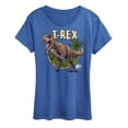 thumbnail image 1 of Jurassic Park - Tyrannosaurus Rex - Women's Short Sleeve Graphic T-Shirt, 1 of 4