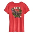 thumbnail image 1 of Jurassic Park - Tyrannosaurus Rex - Women's Short Sleeve Graphic T-Shirt, 1 of 4