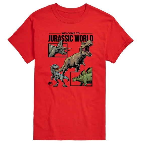 Jurassic Park - Welcome To Jurassic World Dino - Men's Short Sleeve Graphic T-Shirt