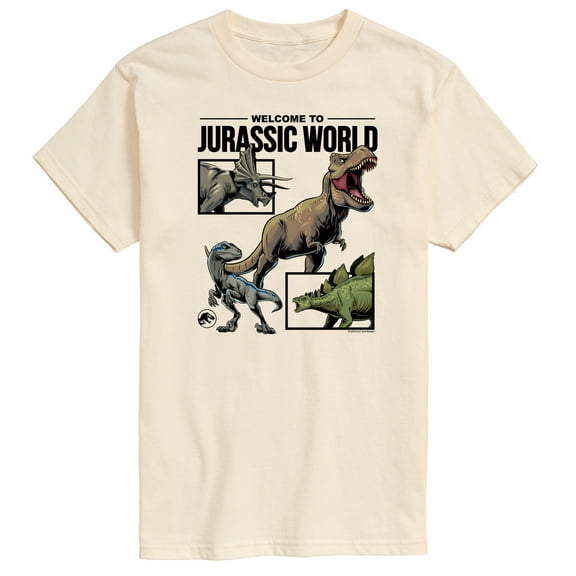 Jurassic Park - Welcome To Jurassic World Dino - Men's Short Sleeve Graphic T-Shirt