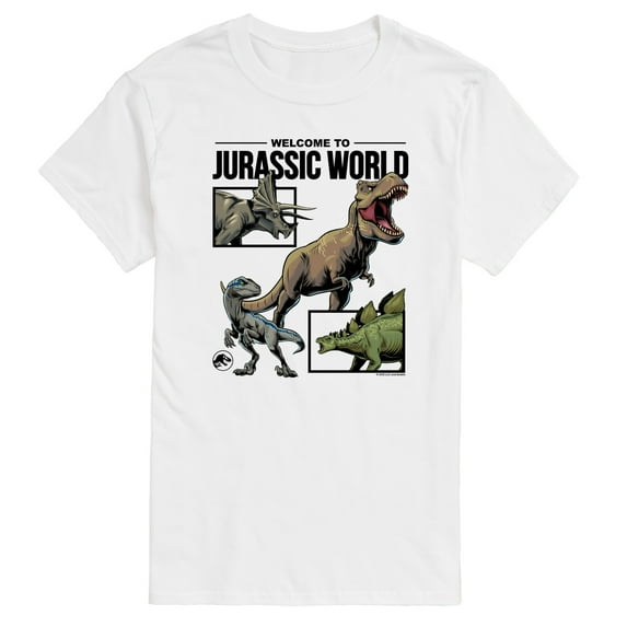Jurassic Park - Welcome To Jurassic World Dino - Men's Short Sleeve Graphic T-Shirt