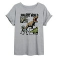 thumbnail image 1 of Jurassic Park - Welcome To Jurassic World Dino - Women's Oversized Graphic T-Shirt, 1 of 5
