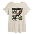 thumbnail image 1 of Jurassic Park - Welcome To Jurassic World Dino - Women's Oversized Graphic T-Shirt, 1 of 5