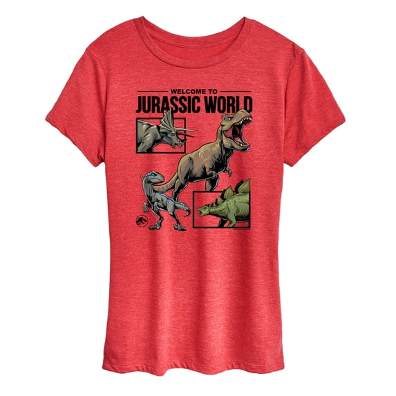 Jurassic Park - Welcome To Jurassic World Dino - Women's Short Sleeve Graphic T-Shirt