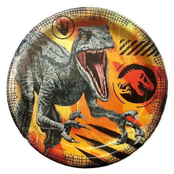Jurassic Park World Blue the Dinosaur 8-5/8" Party Plates - Pack of 8