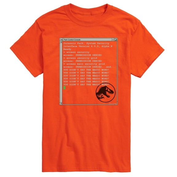 Jurassic Park - You Didnt Say The Magic Word - Men's Short Sleeve Graphic T-Shirt