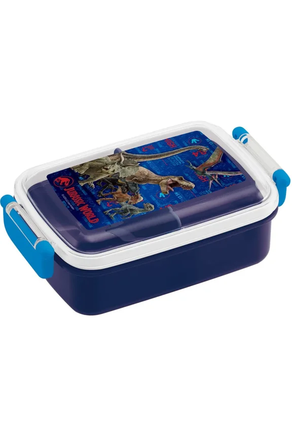 Jurassic Plastic Lunch Box with Partition, Lid