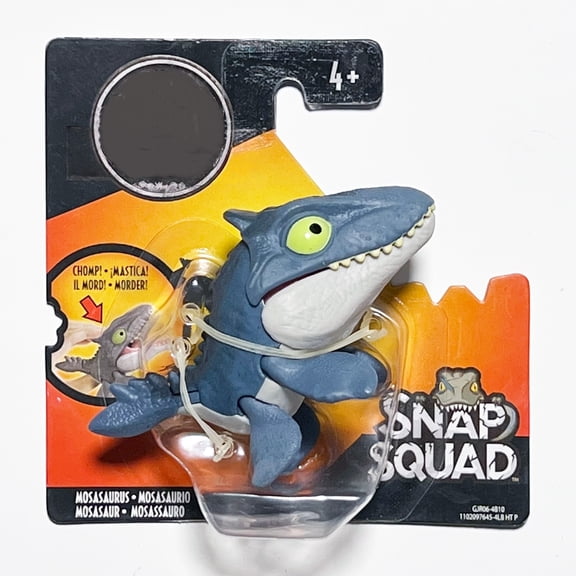 Jurassic Snap Squad Mosasaurus Dinosaur Figure