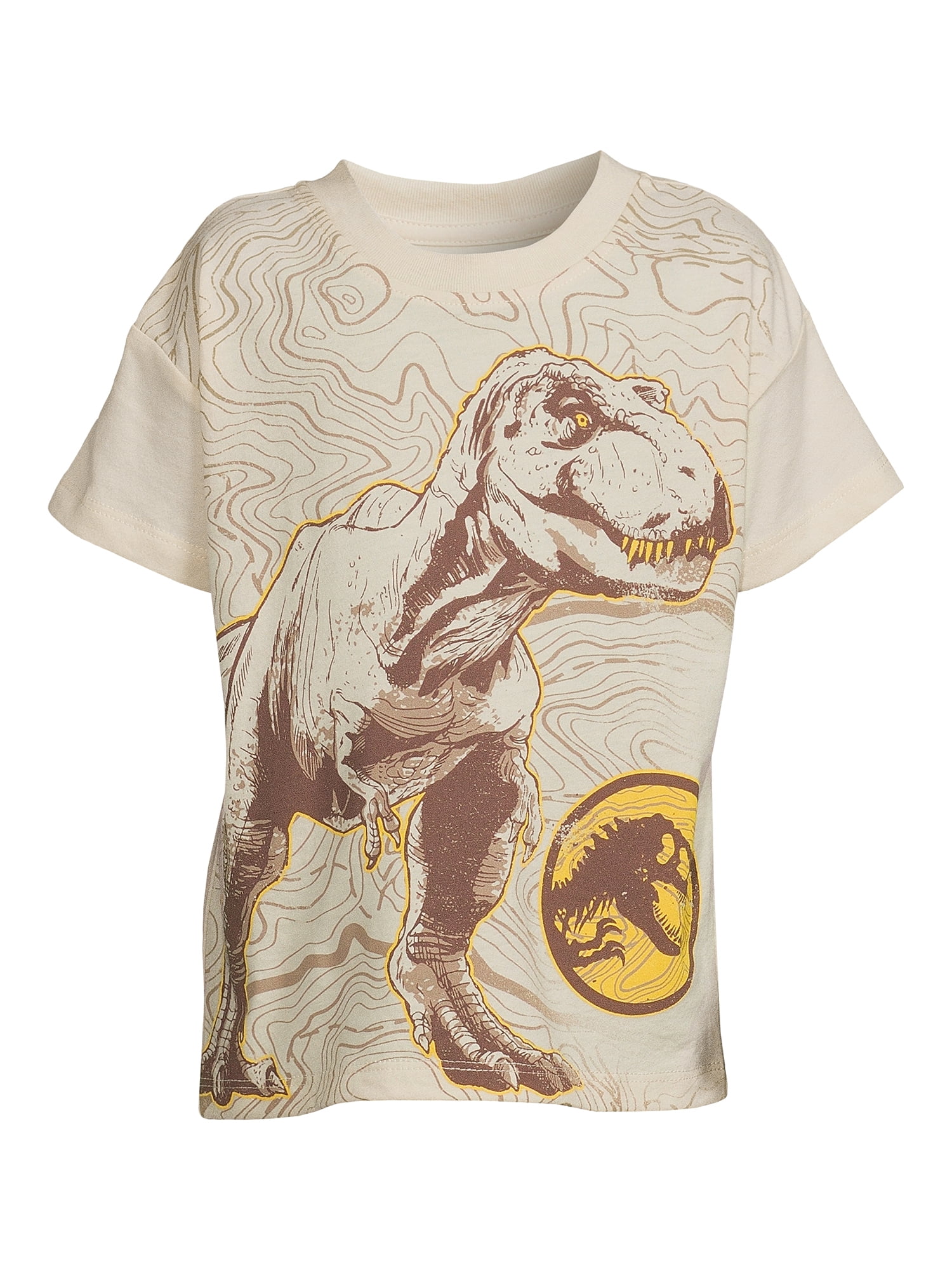 Jurassic Toddler Graphic Crewneck Tee with Short Sleeves, Sizes 12M-5T
