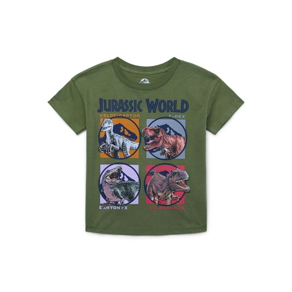 Jurassic Toddler Short Sleeve Crewneck Tee, Sizes 12M-5T