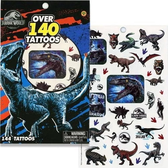 Jurassic World 144 Tattoo Book
