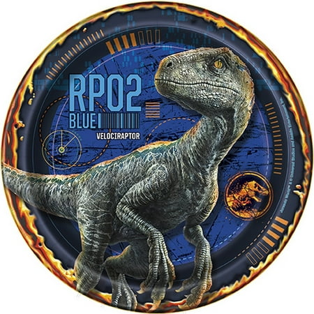 Jurassic World 2 7" Dessert plate (8 Count)