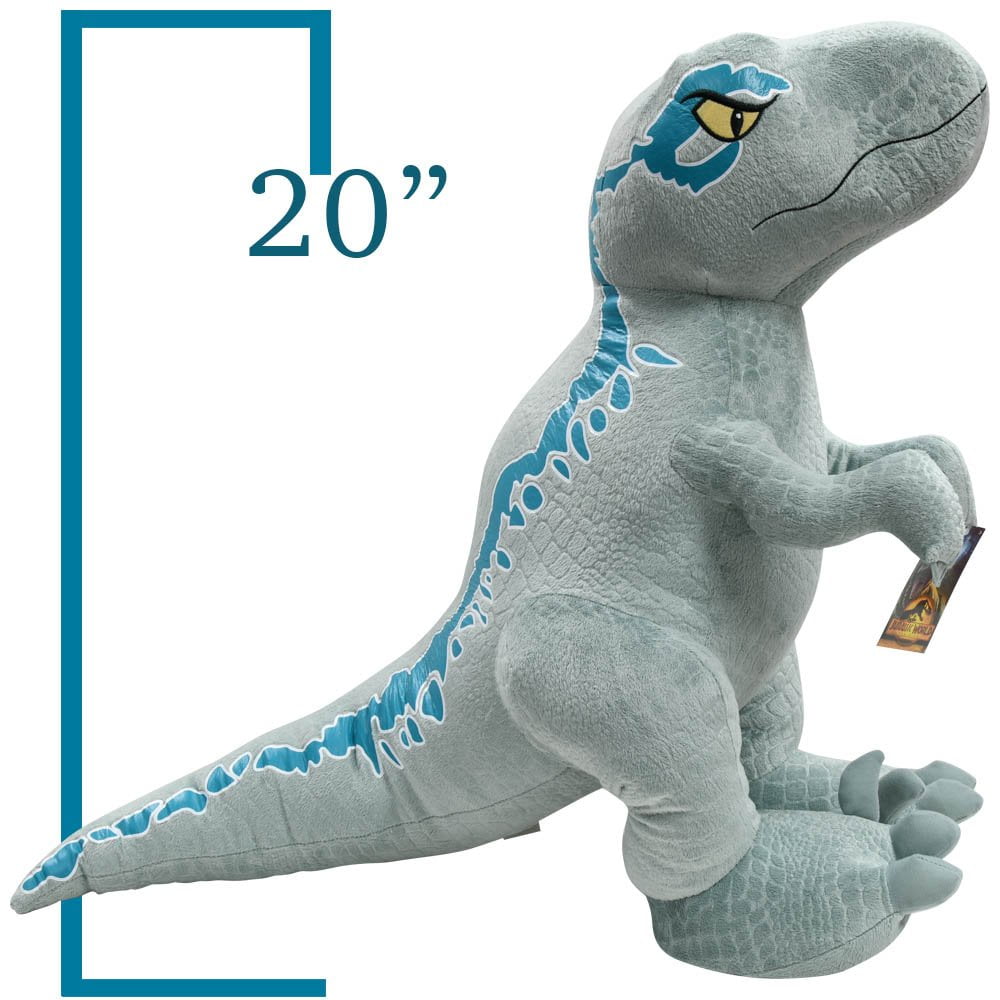 Blue dinosaur stuffed animal from jurassic world online