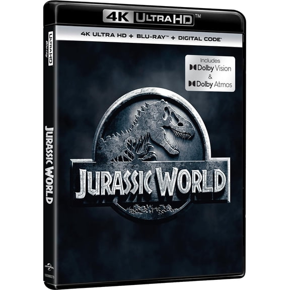 Jurassic World (4K Ultra HD + Blu-ray + Digital Copy) Universal, Action & Adventure