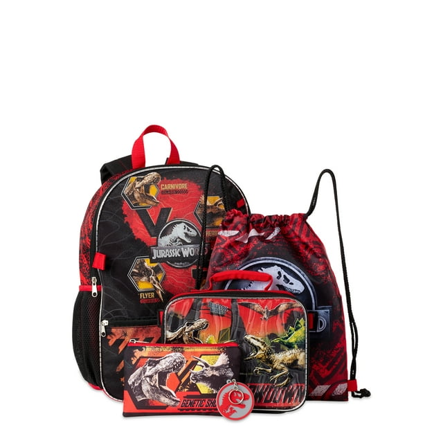 Jurassic World 5 Piece Backpack Set