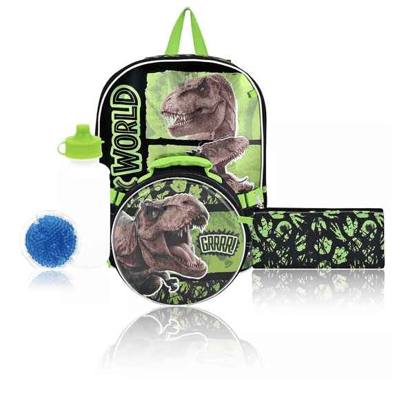 Jurassic World 5-Piece Backpack Set