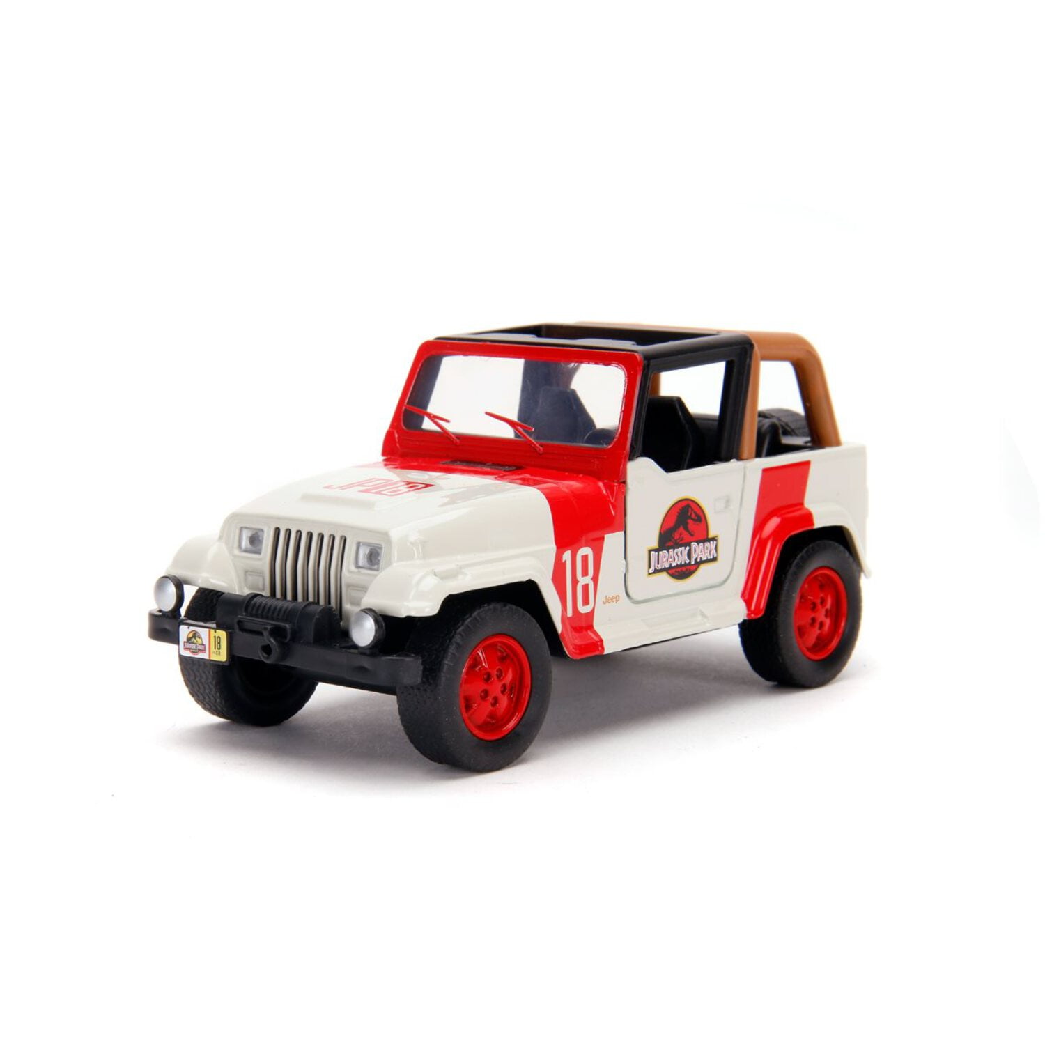 Jurassic World '92 Jeep Wrangler 1:32 Vehicle - Walmart.com