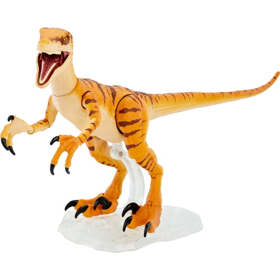 Jurassic World Amber Collection Tiger Velociraptor 6 inch Action Figure