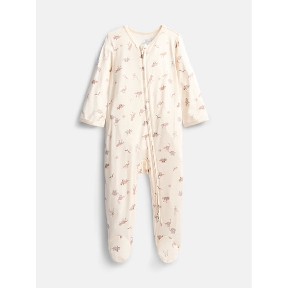 Jurassic World Unisex Baby Footed Sleep N Play, Sizes Preemie-6/9M