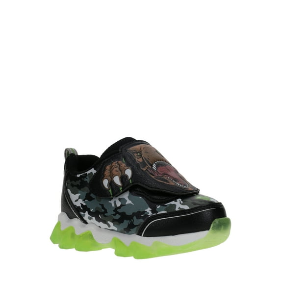 Jurassic World Baby & Toddler Kids Light-up Athletic Sneaker with On/Off Switch