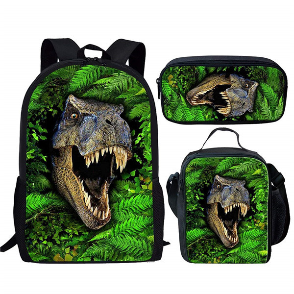 Jurassic World Backpack Dinosaur School Bag Kids Meal Bag