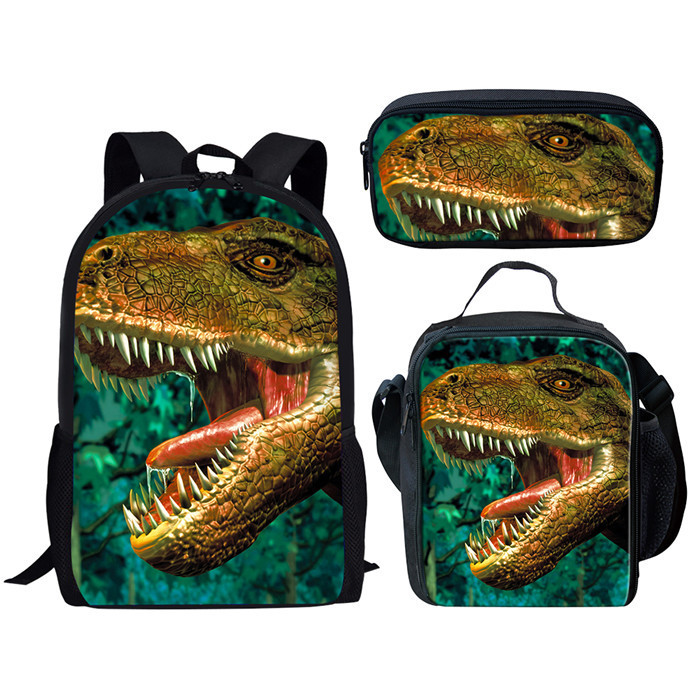 Jurassic World Backpack Dinosaur School Bag Kids Meal Bag - Walmart.com