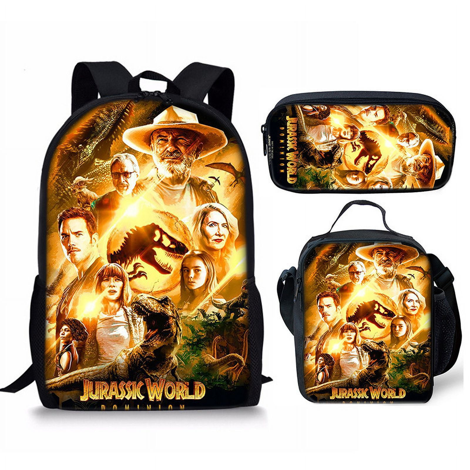 Jurassic world backpack and lunchbox 2025