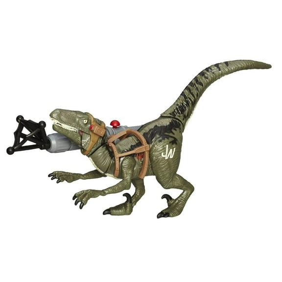 Jurassic World Bashers & Biters Figure: Velociraptor (Blue)