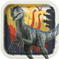 thumbnail image 1 of Jurassic World Birthday Paper Dessert Plates, 7in, 8ct, 1 of 4