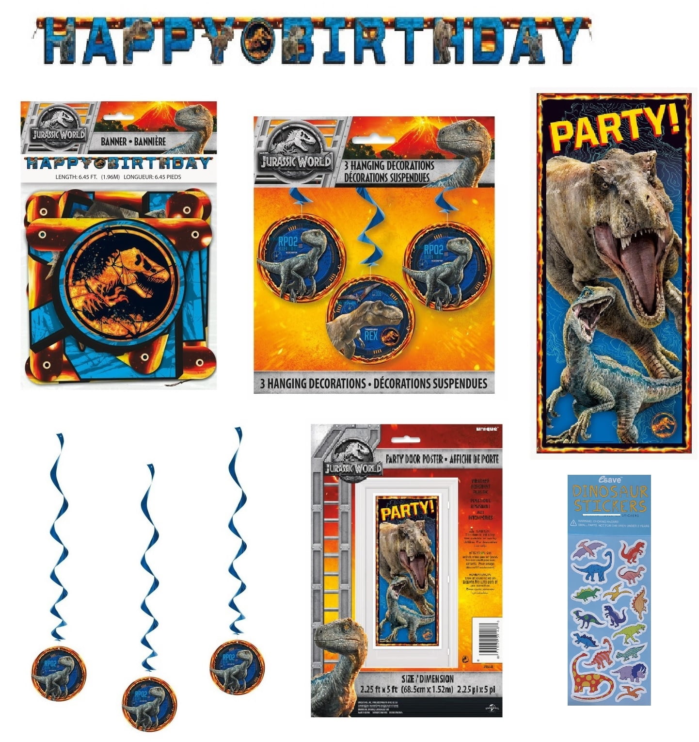 Jurassic World Party Supplies in Party & Occasions - Walmart.com