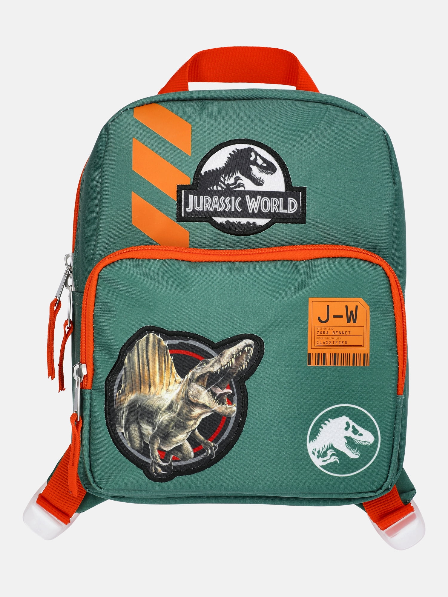 Jurassic World Kids' 10" Patches Mini Backpack, Green