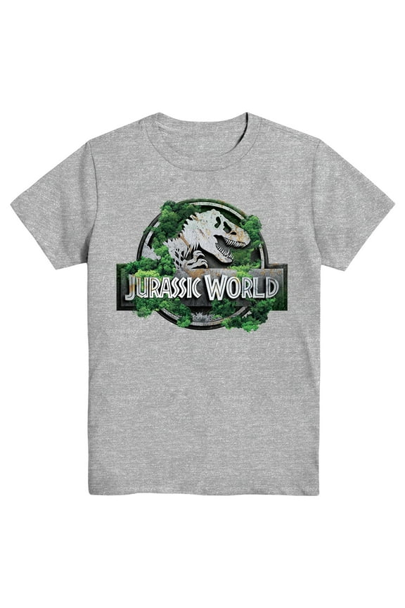 Jurassic World, Boys' & Big Boys' Graphic T-Shirt, Rusted Logo, Sizes 4-20