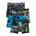 thumbnail image 1 of Jurassic World Boys Boxer Brief Underwear, 4-Pack, Sizes 4-14, 1 of 6