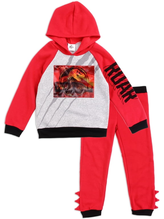 Boys' Holographic Patch Fleece Hoodie and Pants Set (Little Boys)